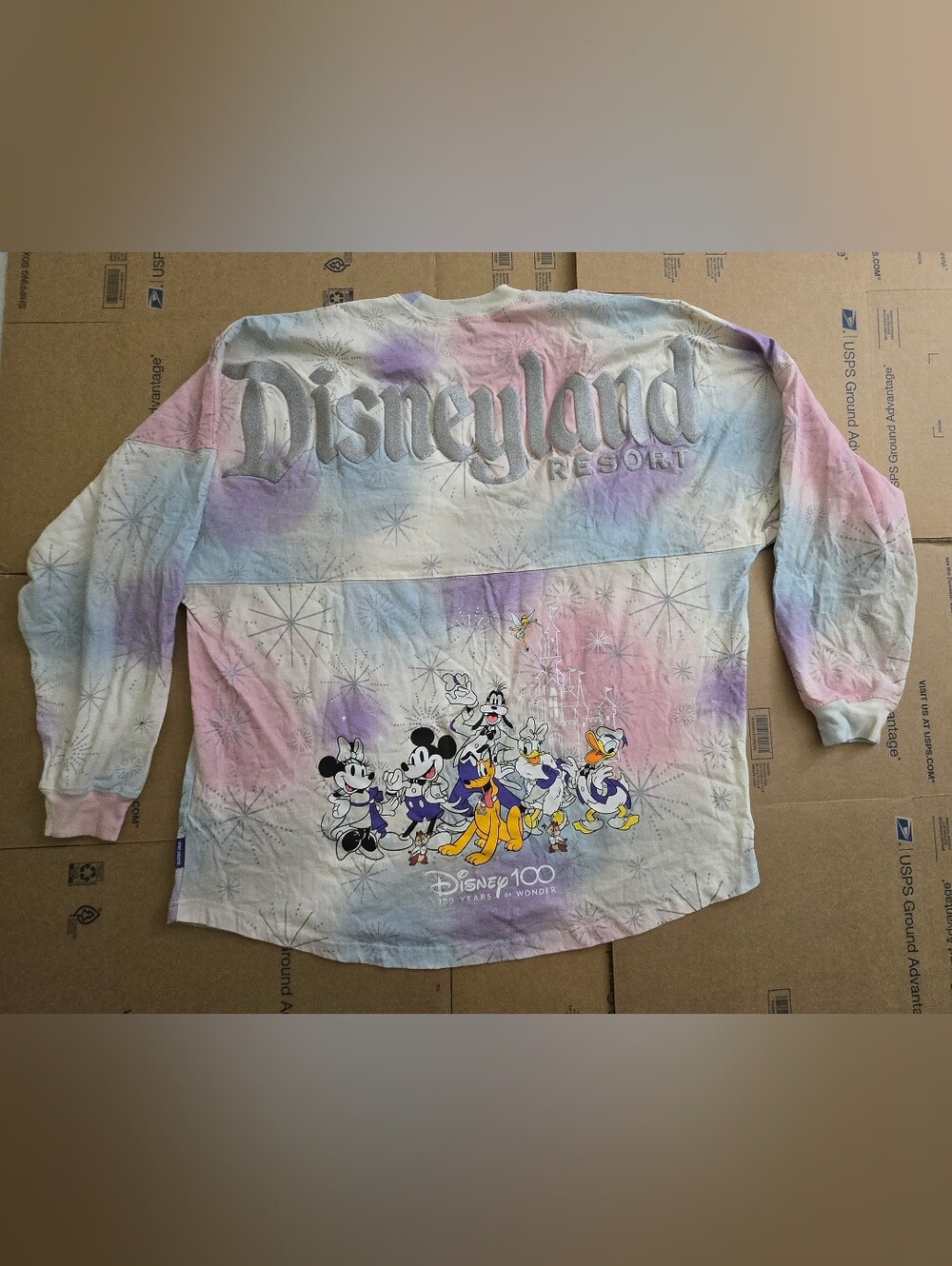 Disneyland 100 Years Mickey Mouse & Friends Spirit Jersey, Pink And Purple , XL